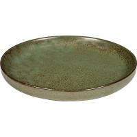 Тарелка «Серфис»;керамика;D=160,H=15мм;болотн.