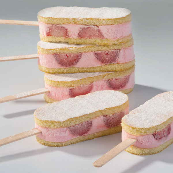 Форма д/мороженого (6ячеек) «Овал»;полиэтилен;,H=20,L=39мм