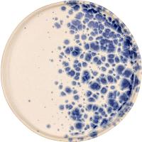 Тарелка пирожковая «Фобос»;керамика;D=205,H=20мм;белый,синий