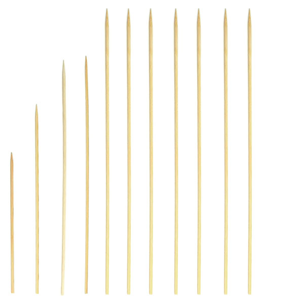 Шампур набор[250шт];бамбук;,L=200,B=3мм;бежев.