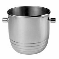 Ведро для шампанского;сталь нерж.;5,9л;D=22,H=20,B=22см;металлич.