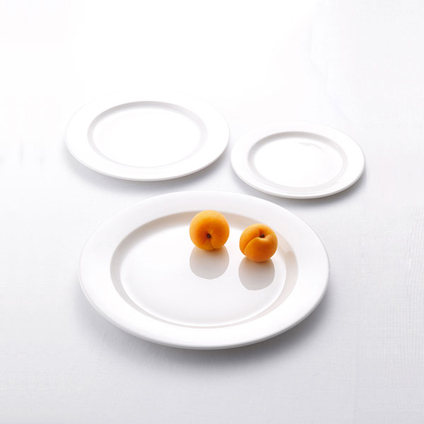 Блюдо «Монако Вайт» овальное;фарфор;,H=2,L=28,B=22см;белый