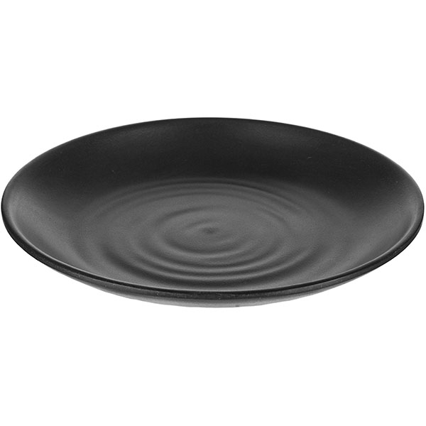 Тарелка;пластик;D=185,H=26мм;черный