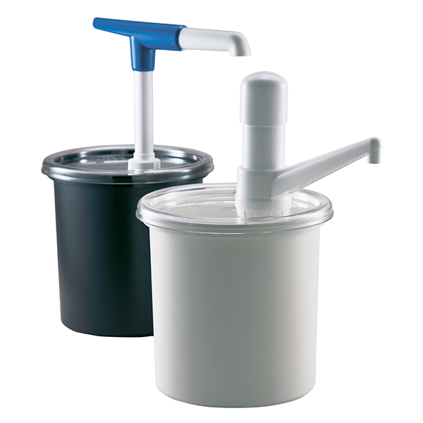 Дозатор д/приправ с крыш.;пластик;D=17,3,H=25см;белый