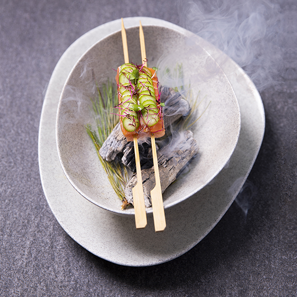 Салатник «Гэлэкси»;фарфор;0,86л;D=250,H=51мм;матовый,свет.-сер.