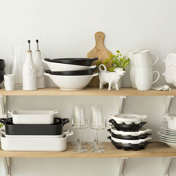 Блюдо для улиток «Бель Кузин»;фарфор;,H=45,L=180,B=122мм;белый