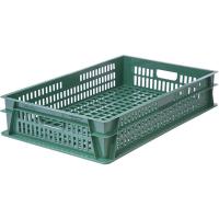 Ящик хлебный;полиэтилен;39л;,H=14,5,L=74,B=46,5см;зелен.