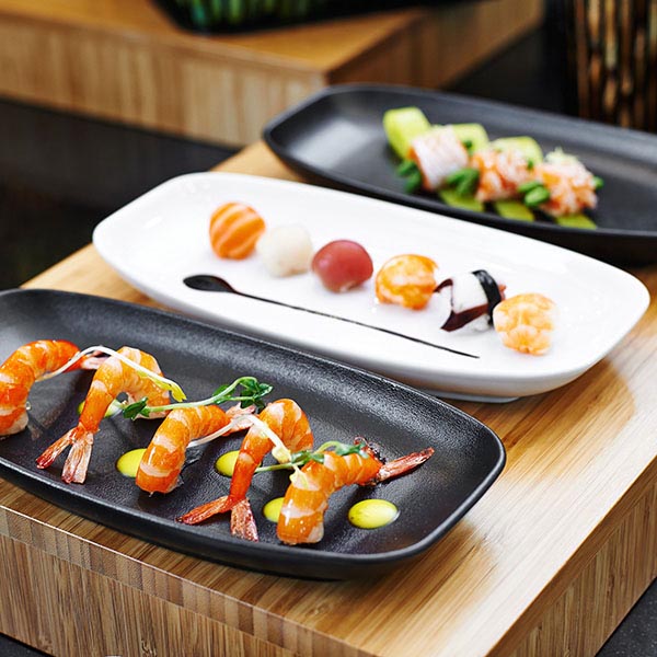 Блюдо прямоугольное;керамика;,H=29,L=240,B=125мм;черный