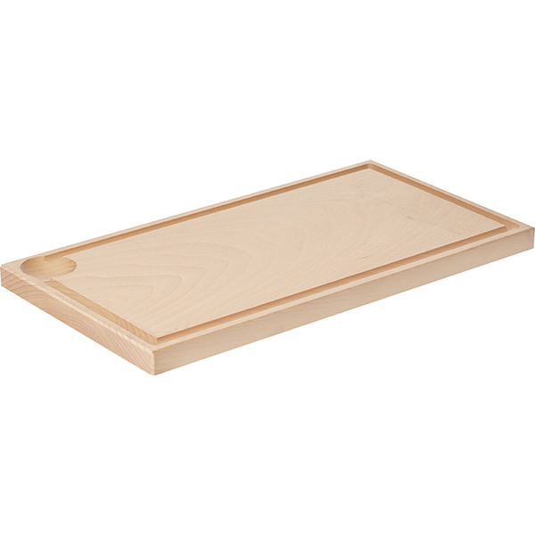 Доска для стейка;бук;,H=2,L=41,B=21см;бежев.