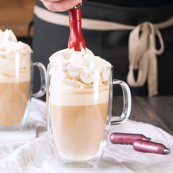 Насадка-декоратор д/сифона;пластик,металл;D=15,L=61,B=25мм;красный,металлич.