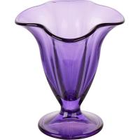 Креманка «Энджой»;стекло;170мл;D=113/70,H=130мм;фиолет.