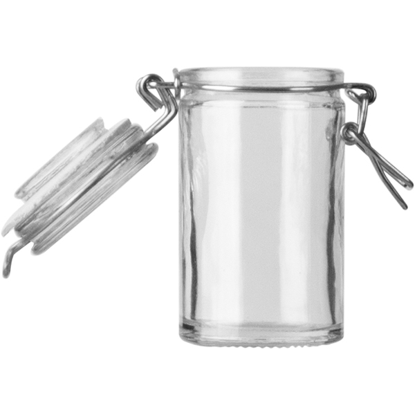 Банка для подачи с крышкой;стекло;60мл;D=4,H=8см;прозр.