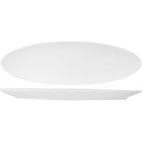 Блюдо «Кунстверк» для рыбы;фарфор;,H=35,L=550,B=170мм;белый