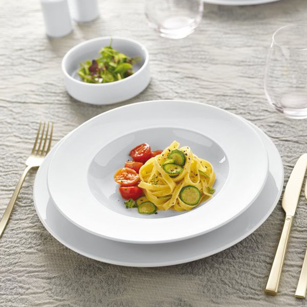 Тарелка «Омниа»;фарфор;D=27см;белый