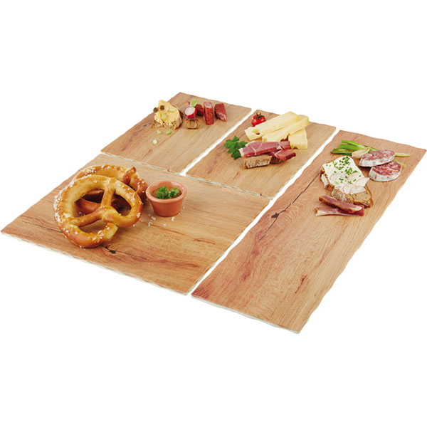 Блюдо для подачи для закусок;пластик;,H=15,L=325,B=265мм