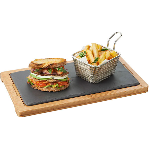 Корзинка для картофеля фри;сталь нерж.;,H=60,L=105,B=90мм