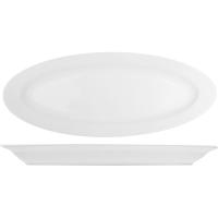 Селедочница «Кунстверк»;фарфор;,H=3,L=35,B=13см;белый