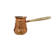 Турка «Рим»;медь,дерево;400мл;D=8,H=11,L=23см;медный