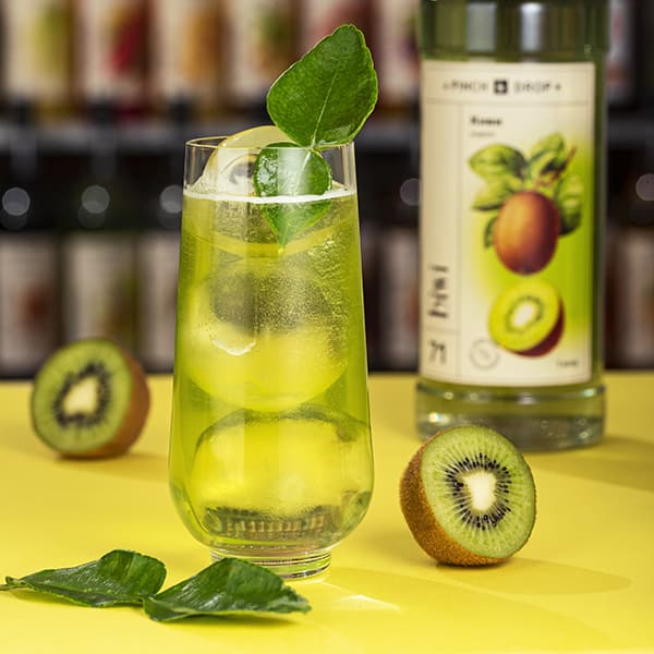 Сироп «Киви» Pinch&Drop;стекло;1л;D=85,H=330мм;зелен.