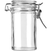 Банка для подачи с крышкой;стекло;60мл;D=4,H=8см;прозр.