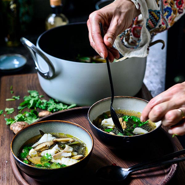 Салатник «Пьюр»;керамика;0,7л;D=200,H=55,B=170мм;коричнев.