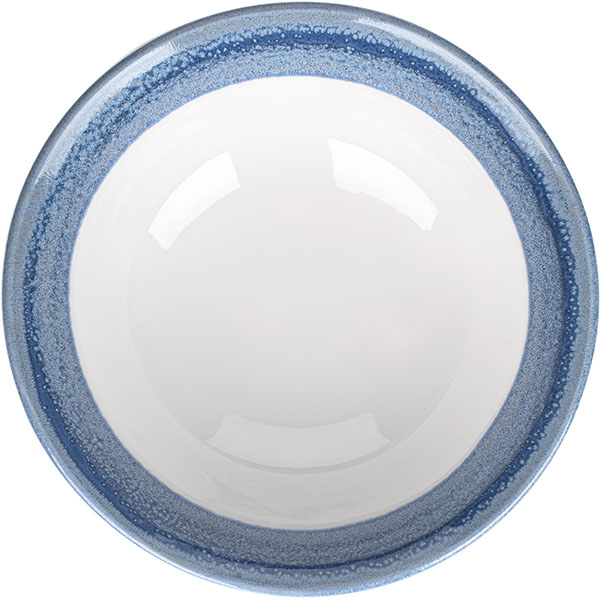 Салатник «Революшн Эдж Блюстоун»;фарфор;430мл;D=165,H=50мм;синий