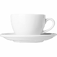 Блюдце «Алберго»;фарфор;D=145,H=18мм;белый