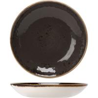 Салатник «Крафт»;фарфор;120мл;D=13,H=4см;серый