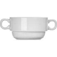 Чашка бульонная «Акапулько»;фарфор;300мл;D=105,H=60мм;белый