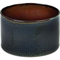 Салатник «Цилиндр»;керамика;175мл;D=75,H=50мм;синий,коричнев.