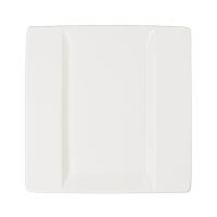 Блюдо «Фрейм» квадратное;фарфор;,L=20,5,B=20,5см;белый