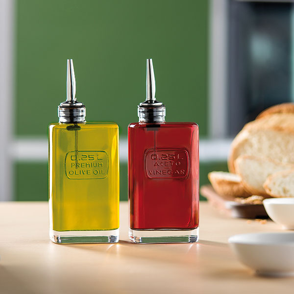 Ёмкость для уксуса «Оптима» (с гейзером);стекло;250мл;прозр.