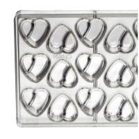 Форма для шоколада «Сердце»[24шт];пластик;,H=18,L=275/29,B=29мм
