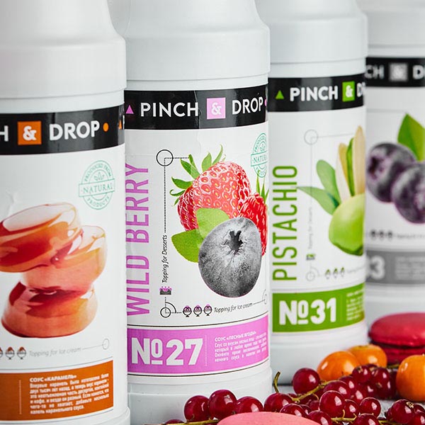 Топпинг «Шоколад» Pinch&Drop 1 кг;пластик;D=8,H=26см