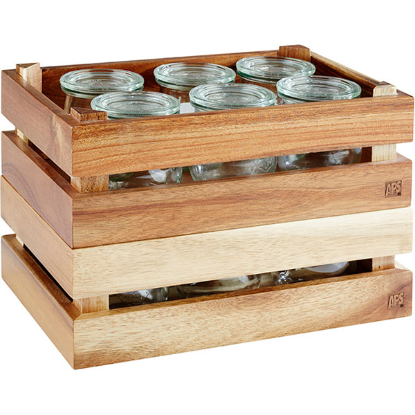 Ящик для подачи;акация;,H=10,5,L=29,B=18,5см;св.корич.