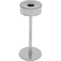 Урна-пепельница напольная;хром;D=31,6,H=71,5см