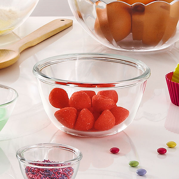 Салатник «Кокон»;стекло;400мл;D=120,H=64мм;прозр.