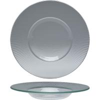 Тарелка для пасты «Виллоу»;стекло;D=28,5см;прозр.