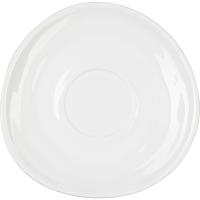 Блюдце «Милк»;фарфор;D=160/58мм;белый