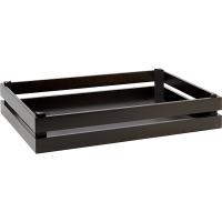 Ящик для подачи;акация;,H=10,5,L=55,5,B=35см;черный