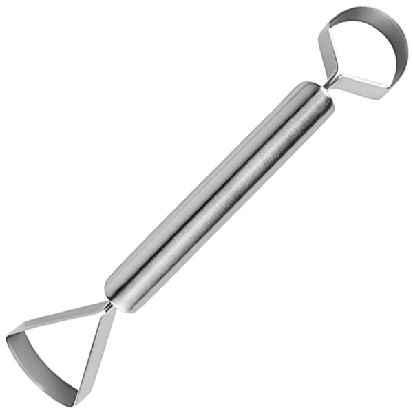 Нож для ананаса (слайсер);сталь нерж.;,H=4,L=21,B=4см;металлич.