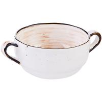 Чашка бульонная «Пастораль»;фарфор;270мл;D=105,H=50мм;оранжев.