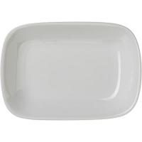 Блюдо «Энтотел» прямоугольное;фарфор;,H=23,L=125,B=85мм;белый
