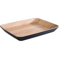 Блюдо «Фрида»;пластик;1,2л;,H=35,L=320,B=320мм;черный