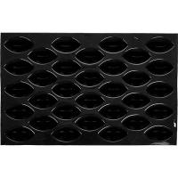 Форма кондитерская «Овал»[32шт];силикон,стеклопласт.;,L=84,B=44мм