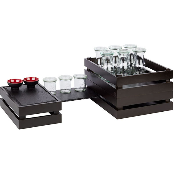 Ящик для подачи;акация;,H=10,5,L=35,B=29см;черный