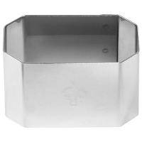 Форма кондитерская;сталь нерж.;,H=45,L=75,B=45мм;металлич.