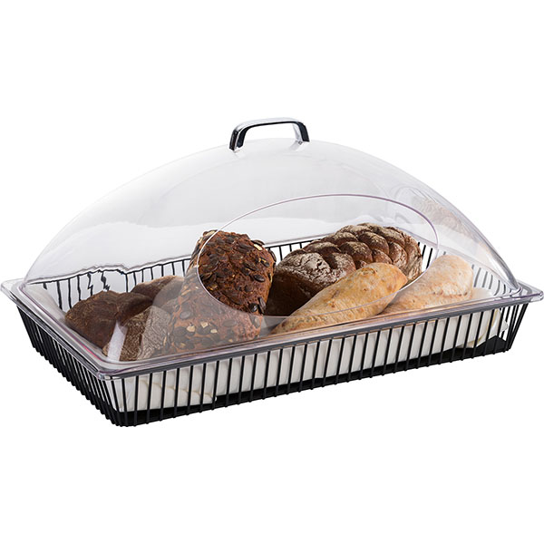 Корзина для хлеба GN1/1;металл;,H=75,L=530,B=325мм;черный