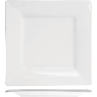 Тарелка «Кунстверк» квадратная;фарфор;,H=17,L=220,B=220мм;белый