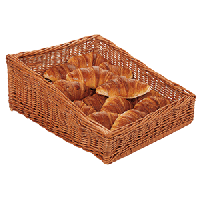 Корзина плетеная для хлеба «Ин Ситу»;полиротанг;,H=20,L=50,B=43см;коричнев.